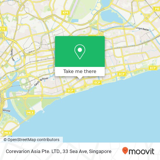 Corevarion Asia Pte. LTD., 33 Sea Ave map