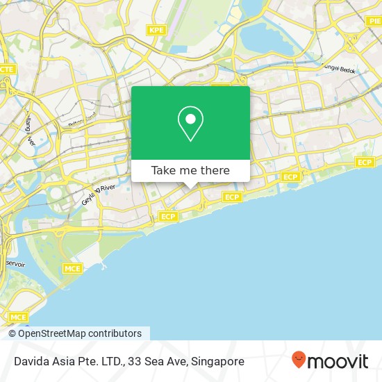 Davida Asia Pte. LTD., 33 Sea Ave地图