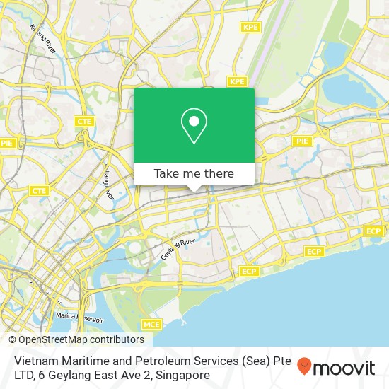 Vietnam Maritime and Petroleum Services (Sea) Pte LTD, 6 Geylang East Ave 2地图