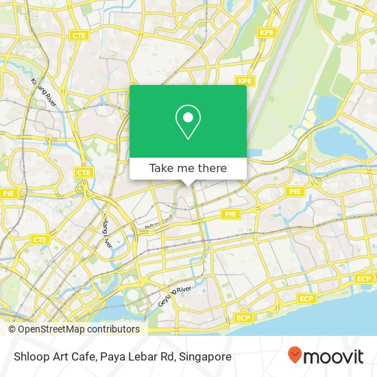 Shloop Art Cafe, Paya Lebar Rd地图