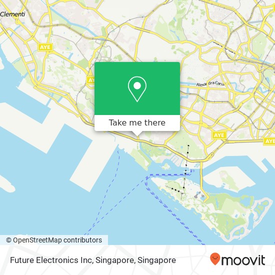 Future Electronics Inc, Singapore map