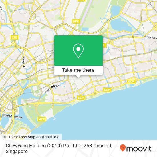 Chewyang Holding (2010) Pte. LTD., 258 Onan Rd地图