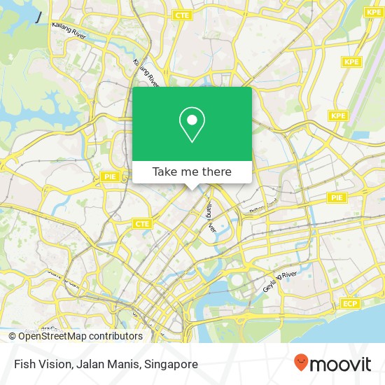 Fish Vision, Jalan Manis map