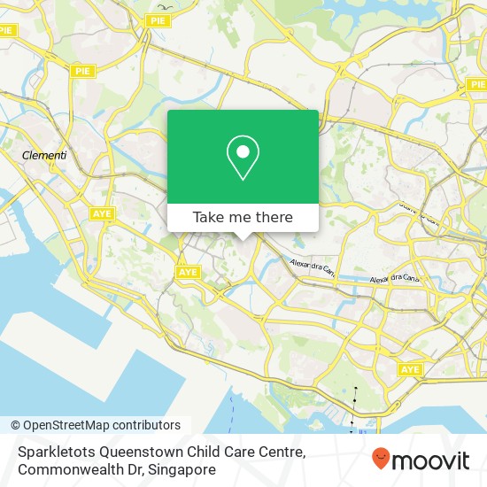 Sparkletots Queenstown Child Care Centre, Commonwealth Dr map