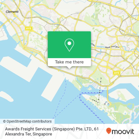 Awards Freight Services (Singapore) Pte. LTD., 61 Alexandra Ter地图