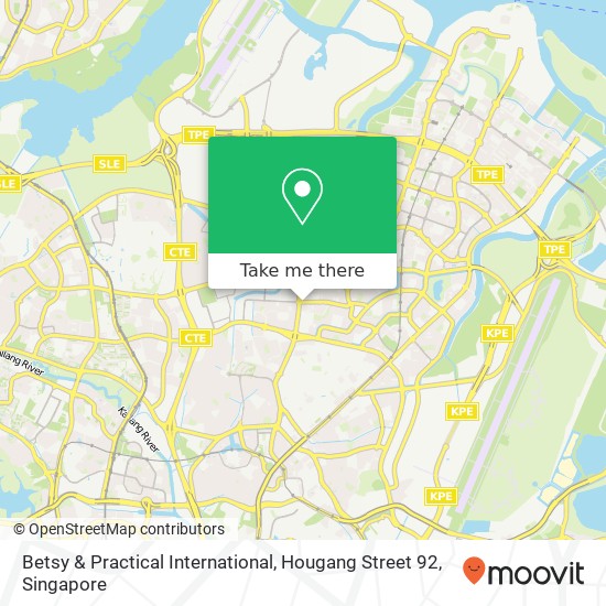 Betsy & Practical International, Hougang Street 92 map