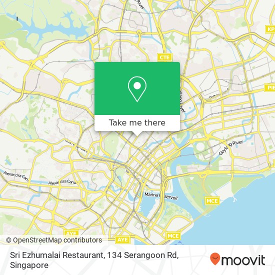 Sri Ezhumalai Restaurant, 134 Serangoon Rd map