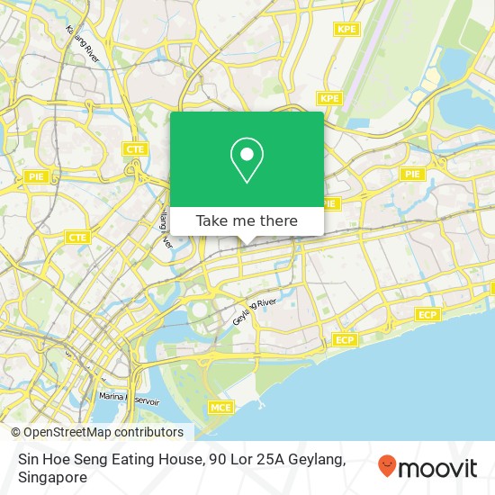 Sin Hoe Seng Eating House, 90 Lor 25A Geylang map