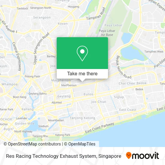 Res Racing Technology Exhaust System map