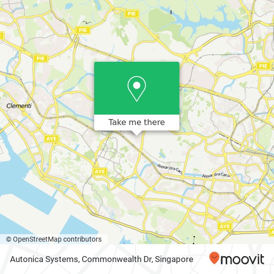 Autonica Systems, Commonwealth Dr map