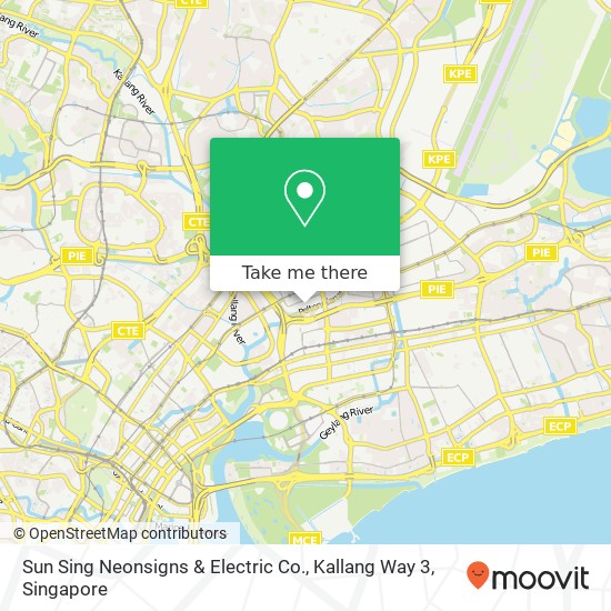 Sun Sing Neonsigns & Electric Co., Kallang Way 3 map