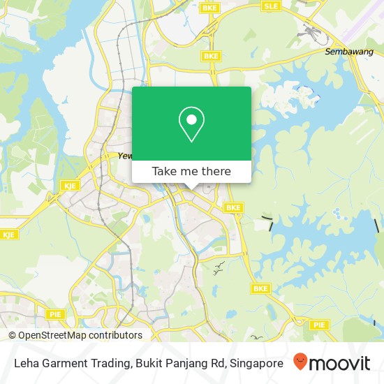 Leha Garment Trading, Bukit Panjang Rd map
