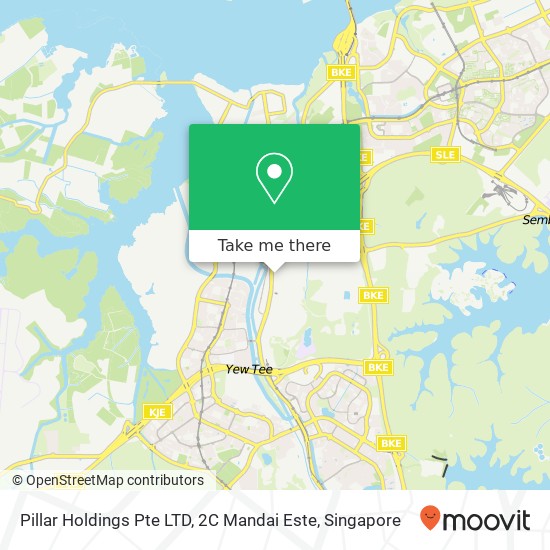 Pillar Holdings Pte LTD, 2C Mandai Este map