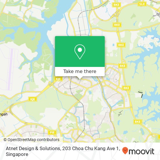 Atnet Design & Solutions, 203 Choa Chu Kang Ave 1 map
