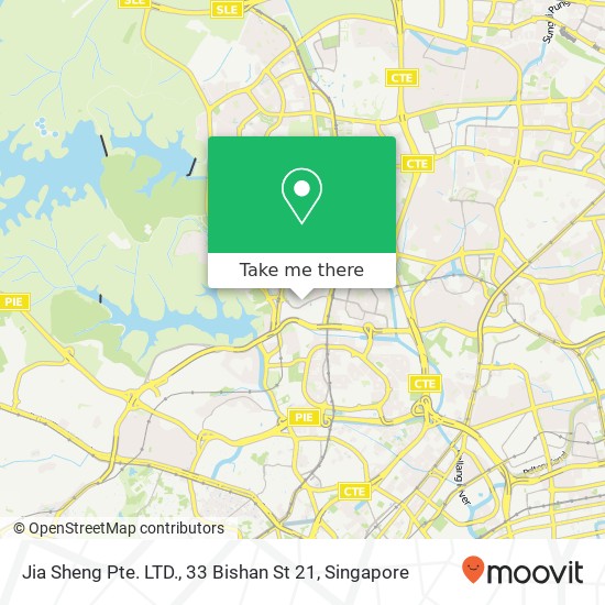 Jia Sheng Pte. LTD., 33 Bishan St 21 map