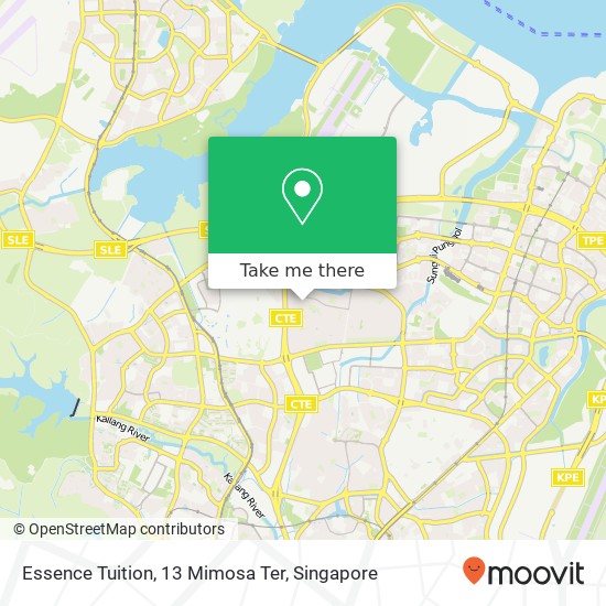 Essence Tuition, 13 Mimosa Ter map