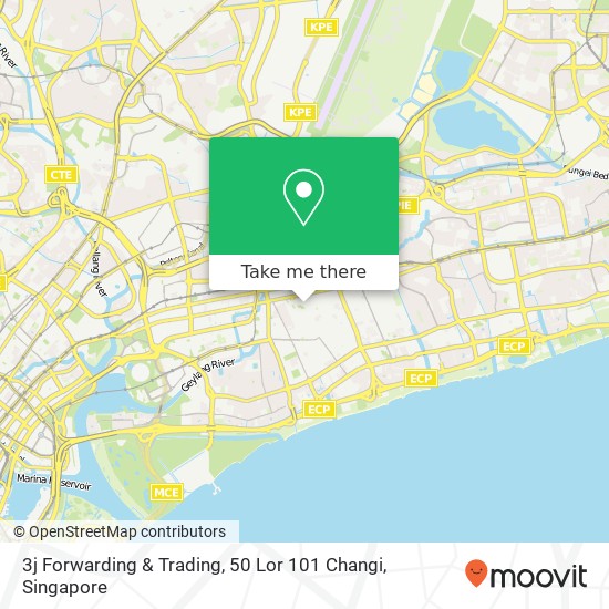 3j Forwarding & Trading, 50 Lor 101 Changi map
