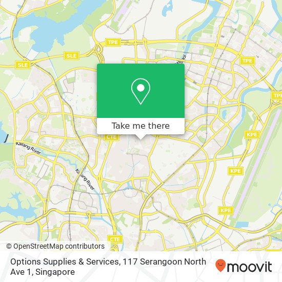 Options Supplies & Services, 117 Serangoon North Ave 1 map