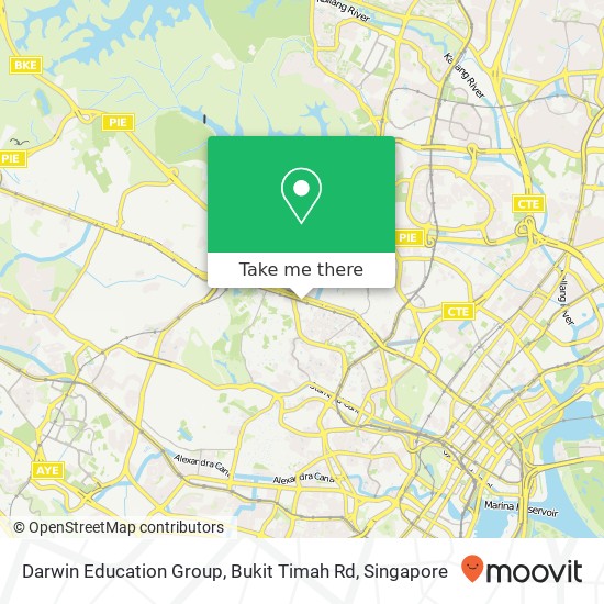 Darwin Education Group, Bukit Timah Rd地图