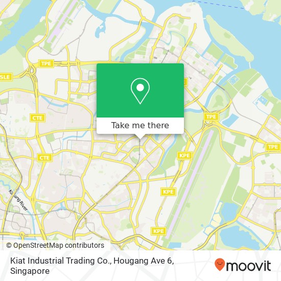 Kiat Industrial Trading Co., Hougang Ave 6 map