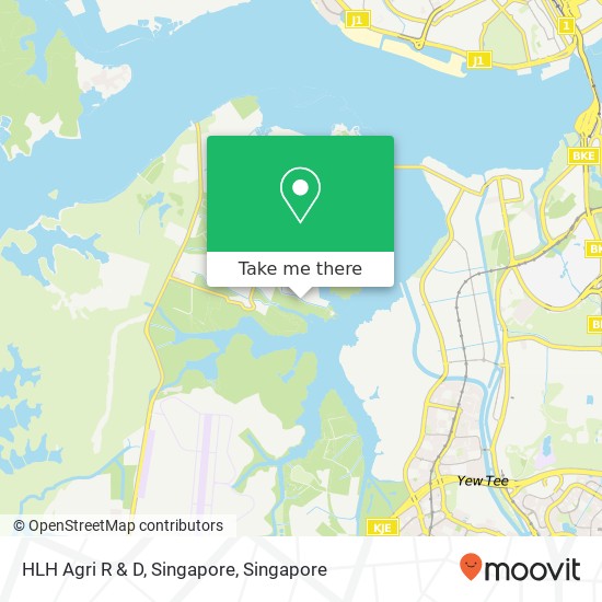HLH Agri R & D, Singapore map