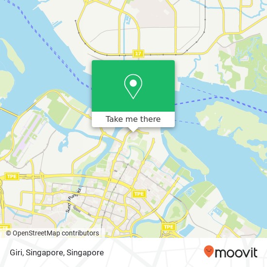 Giri, Singapore map