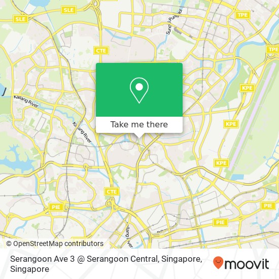 Serangoon Ave 3 @ Serangoon Central, Singapore地图
