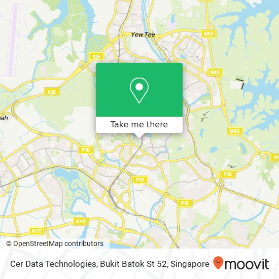 Cer Data Technologies, Bukit Batok St 52地图