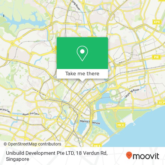 Unibuild Development Pte LTD, 18 Verdun Rd map