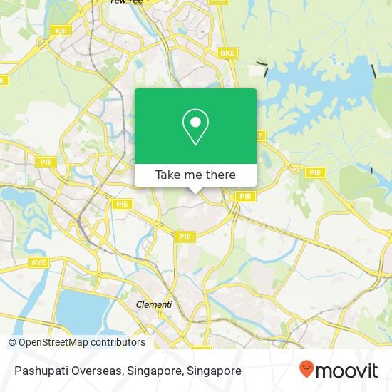 Pashupati Overseas, Singapore map