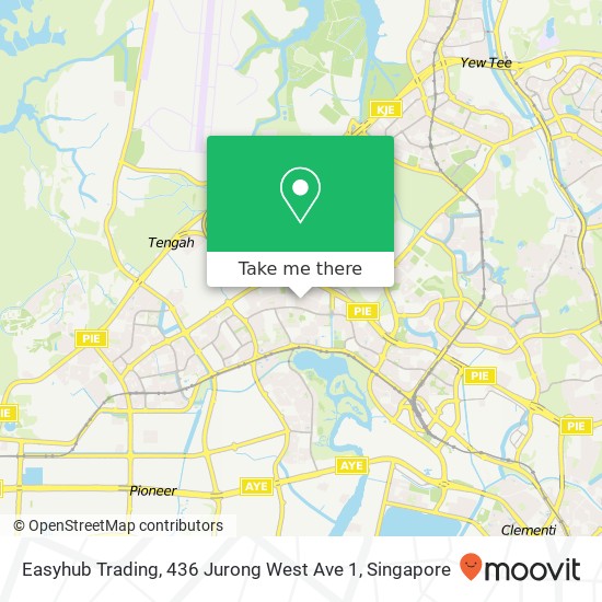 Easyhub Trading, 436 Jurong West Ave 1地图