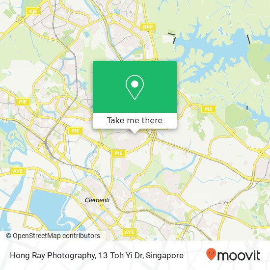 Hong Ray Photography, 13 Toh Yi Dr map