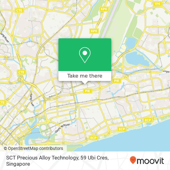 SCT Precious Alloy Technology, 59 Ubi Cres地图