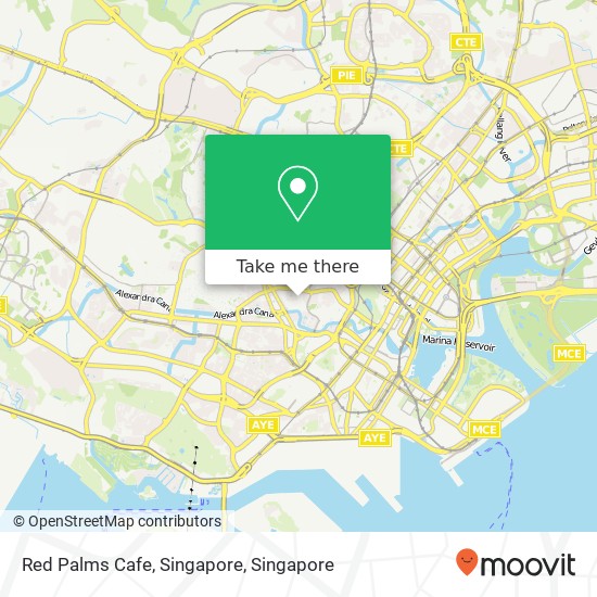 Red Palms Cafe, Singapore map