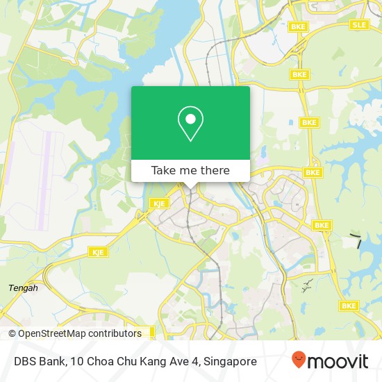 DBS Bank, 10 Choa Chu Kang Ave 4 map