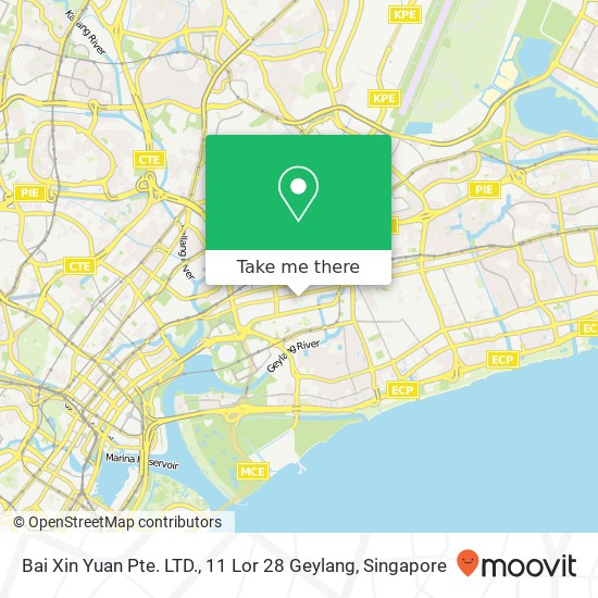 Bai Xin Yuan Pte. LTD., 11 Lor 28 Geylang地图