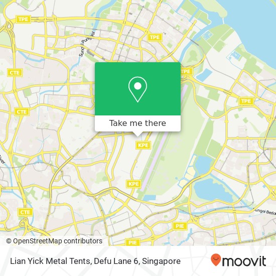 Lian Yick Metal Tents, Defu Lane 6 map