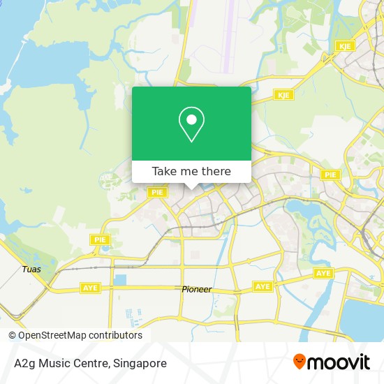 A2g Music Centre map