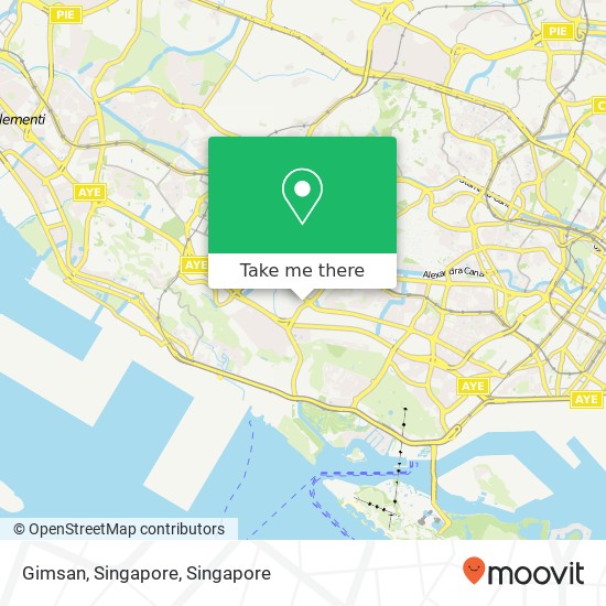 Gimsan, Singapore map