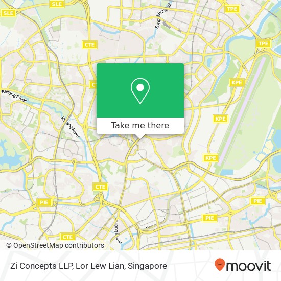 Zi Concepts LLP, Lor Lew Lian map