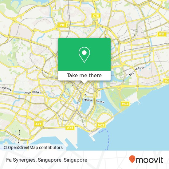 Fa Synergies, Singapore map