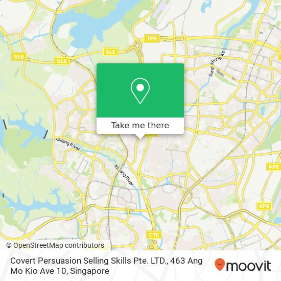 Covert Persuasion Selling Skills Pte. LTD., 463 Ang Mo Kio Ave 10 map