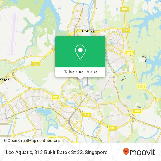 Leo Aquatic, 313 Bukit Batok St 32 map