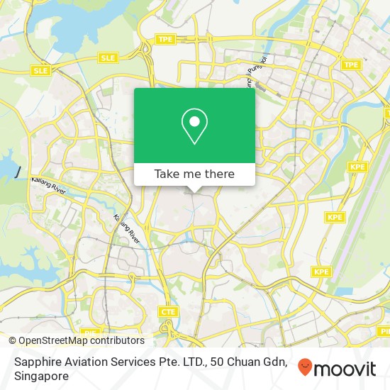 Sapphire Aviation Services Pte. LTD., 50 Chuan Gdn地图