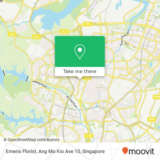 Emeris Florist, Ang Mo Kio Ave 10 map