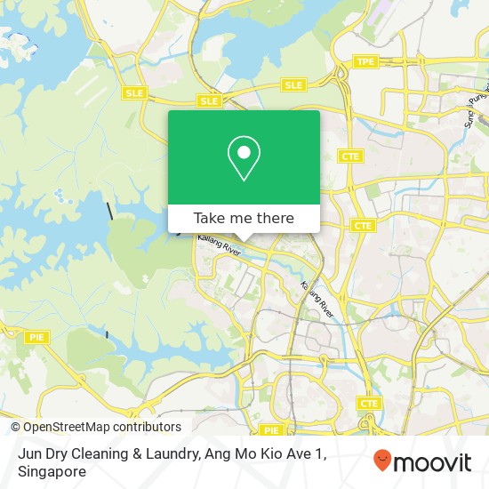 Jun Dry Cleaning & Laundry, Ang Mo Kio Ave 1 map