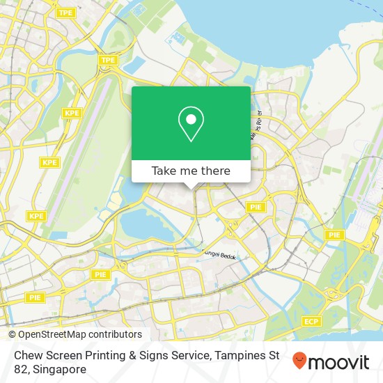 Chew Screen Printing & Signs Service, Tampines St 82地图