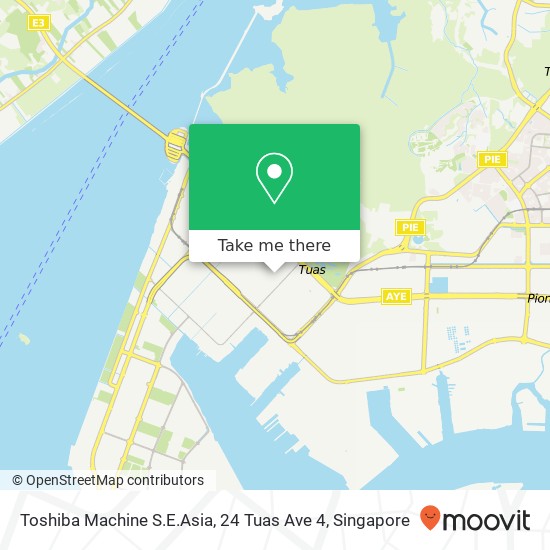 Toshiba Machine S.E.Asia, 24 Tuas Ave 4地图