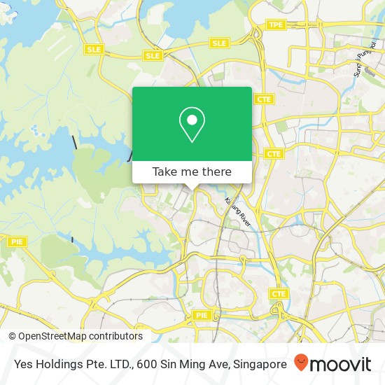 Yes Holdings Pte. LTD., 600 Sin Ming Ave map