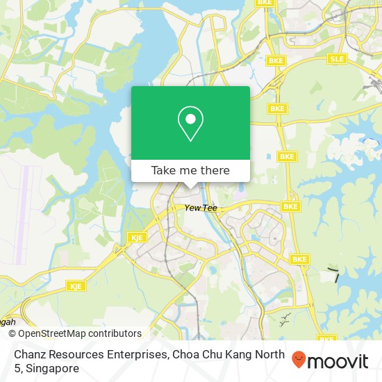 Chanz Resources Enterprises, Choa Chu Kang North 5地图